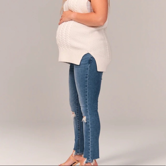 Abercrombie & Fitch Jeans Af Super Skinny Ankle Distressed